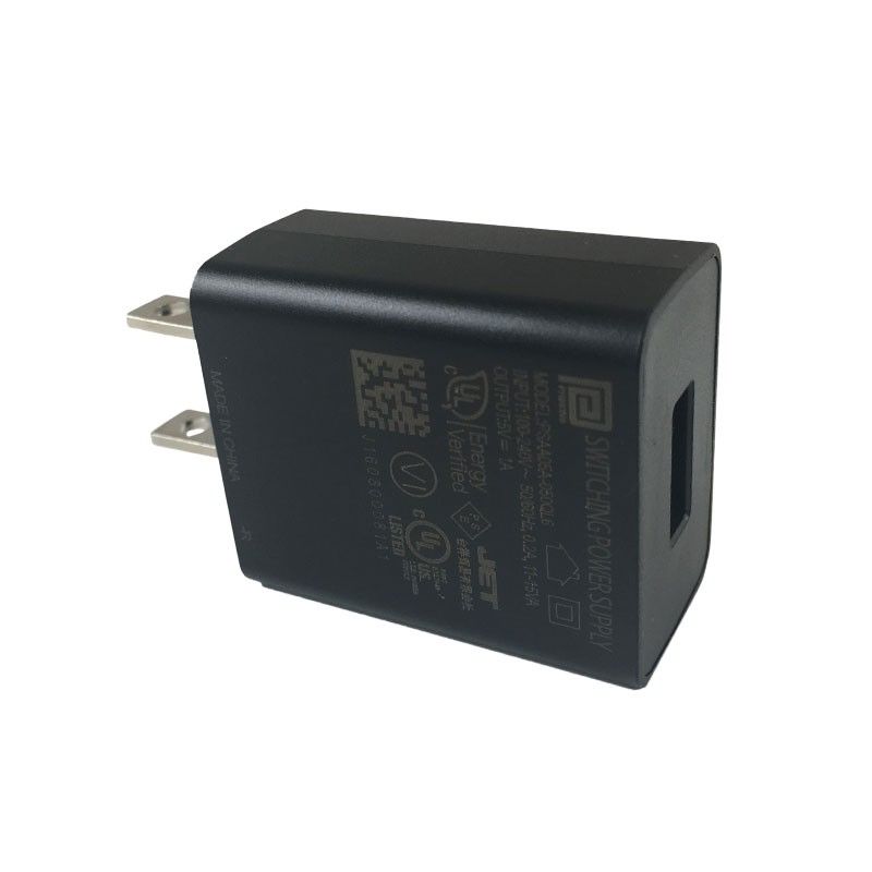 1 pcs : PSAA05A-050QL6-R - AC/DC WALL MOUNT ADAPTER 5V 5W