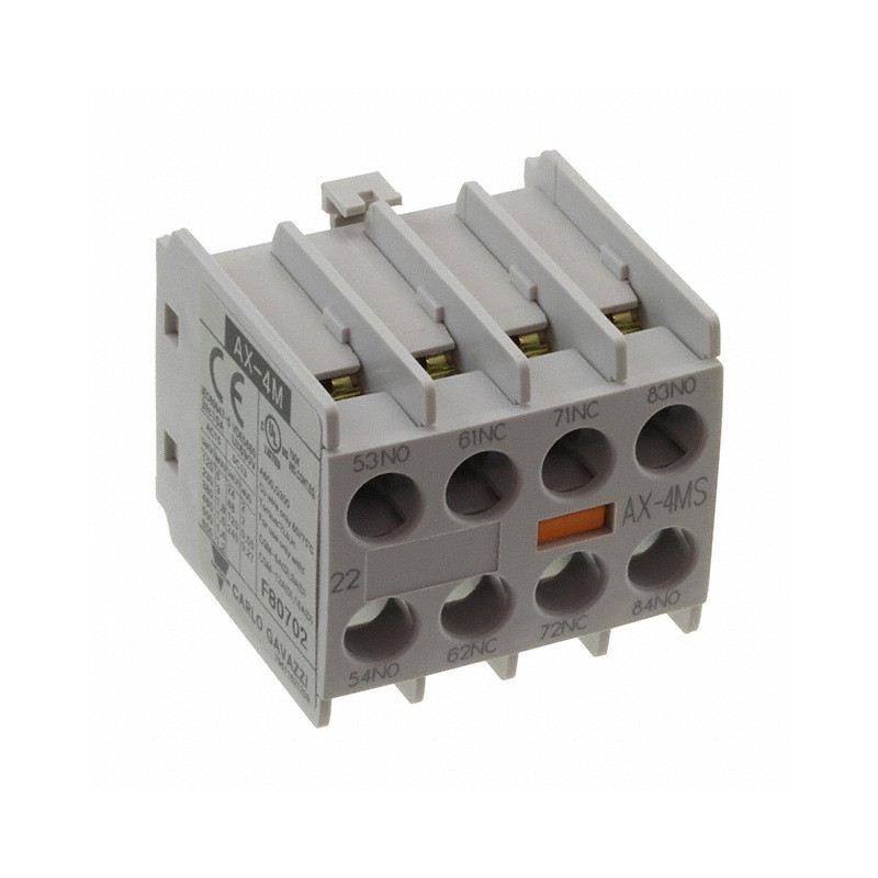 1 pcs : AX-4MS-22 - FRNT AUX 2NO2NC MINI SC