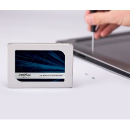 1 pcs - Crucial MX500 2.5 in 2 TB Internal SSD Drive