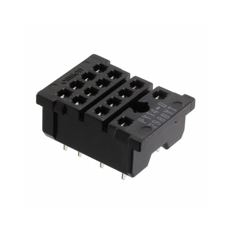 1 pcs : PY14-0 - RELAY SOCKET 14 POS THROUGH HOLE