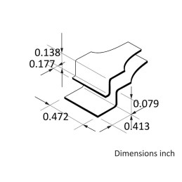 1 pcs - ideal-tek PEEK, ESD Tweezer Tips