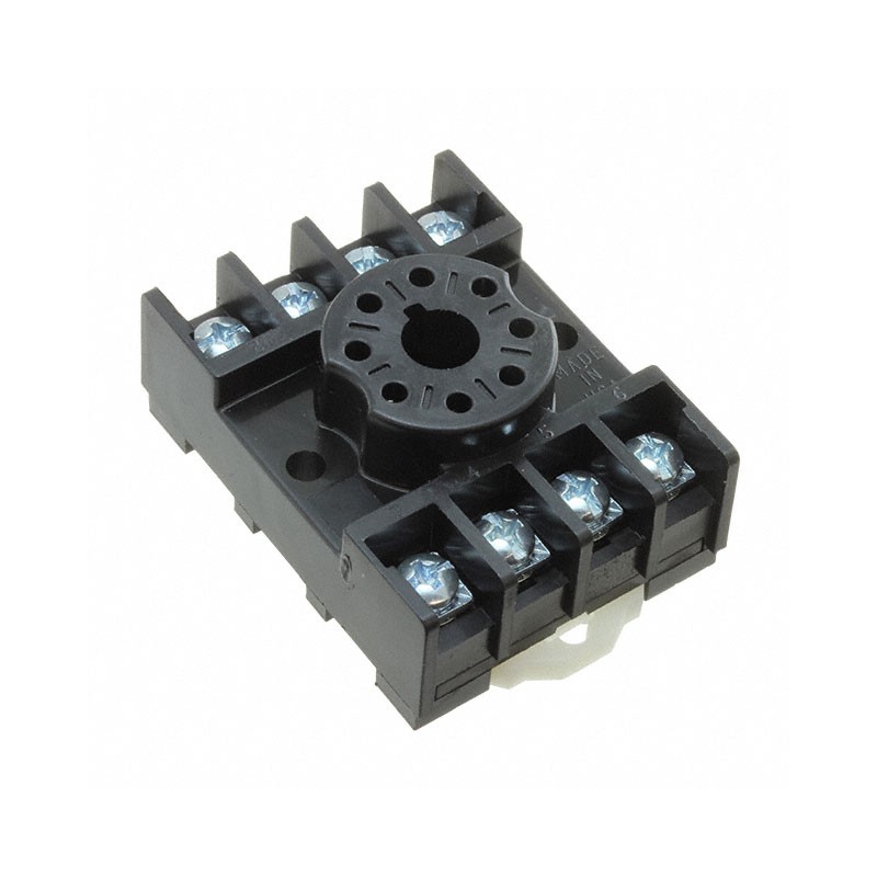 1 pcs : CT0T08-PC - RELAY SOCKET 8 POSITION