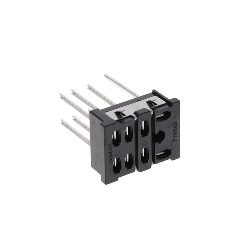 1 pcs : PT08QN - RELAY SOCKET 8 POS PANEL MOUNT
