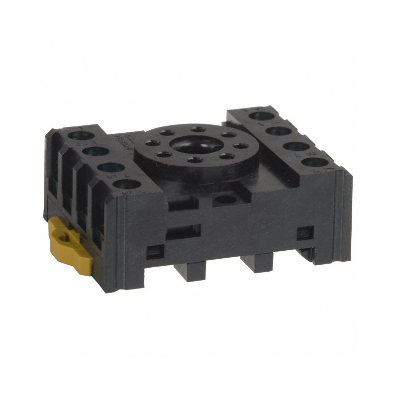 1 pcs : PF083A-E - RELAY SOCKET 8 POSITION DIN RAIL