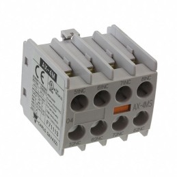 1 pcs : AX-4MS-04 - FRNT AUX 4NC MINI SC
