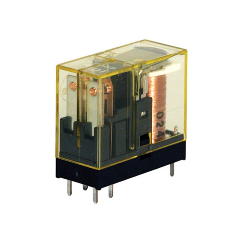 1 pcs : RJ2V-C-A24 - RELAY GEN PURPOSE DPDT 8A 24V