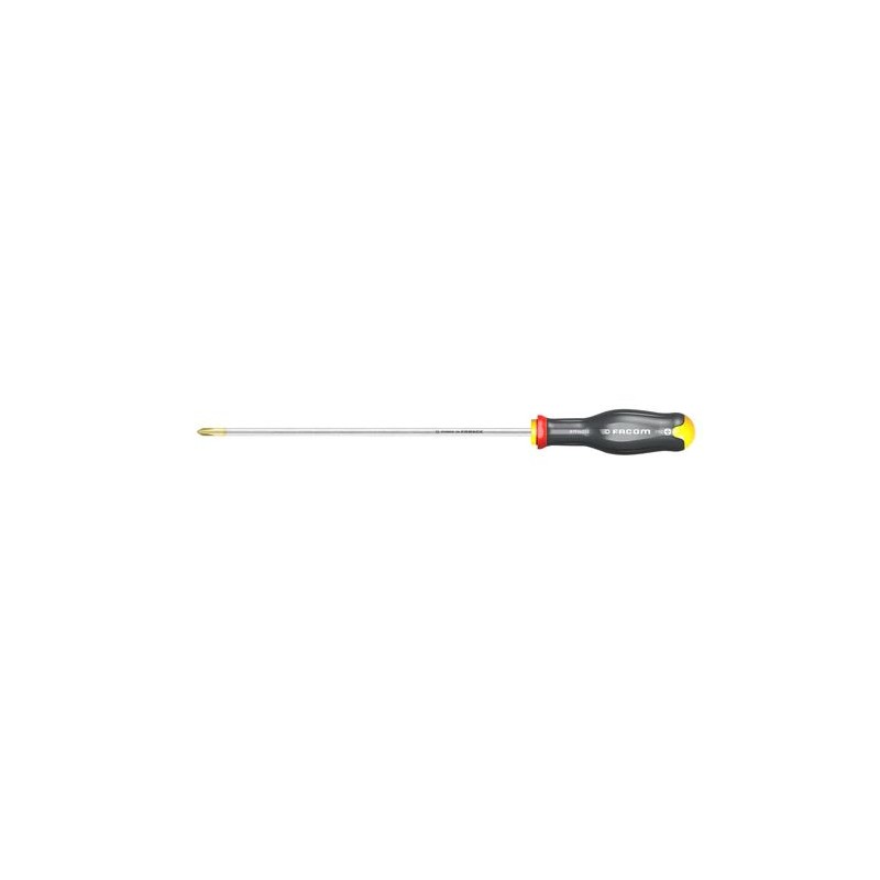 1 pcs - Facom Phillips Screwdriver, PH4 Tip, 200 mm Blade, 325 mm Overall