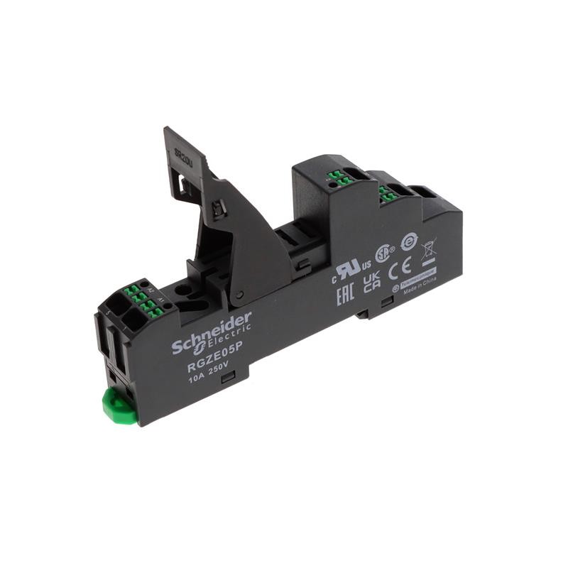 1 pcs : RGZE05P - RGZ PSH-IN SCKT W/ CLAMP FOR RXG