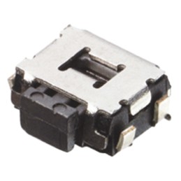 10 pcs - Black Push Plate Tactile Switch, SPST 50 mA @ 12 V dc 1.35mm