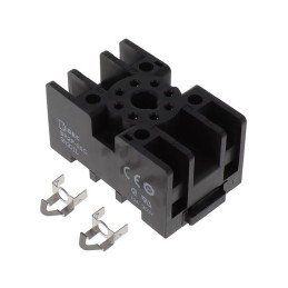 1 pcs : SR2P-05C - RELAY SOCKET 8 POSITION DIN RAIL