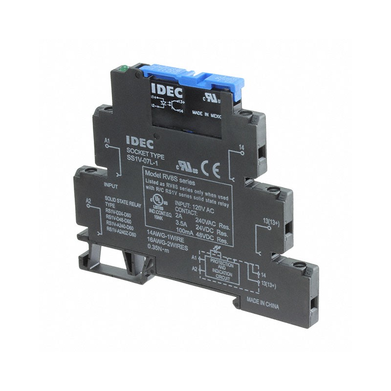 1 pcs : RV8S-S-D48-A120 - SSR RELAY SPST-NO 100MA 0-48V