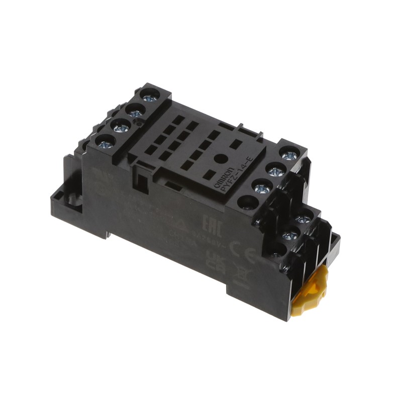 1 pcs : PYFZ-14-E - MY4 SOCKET/DIN MOUNT