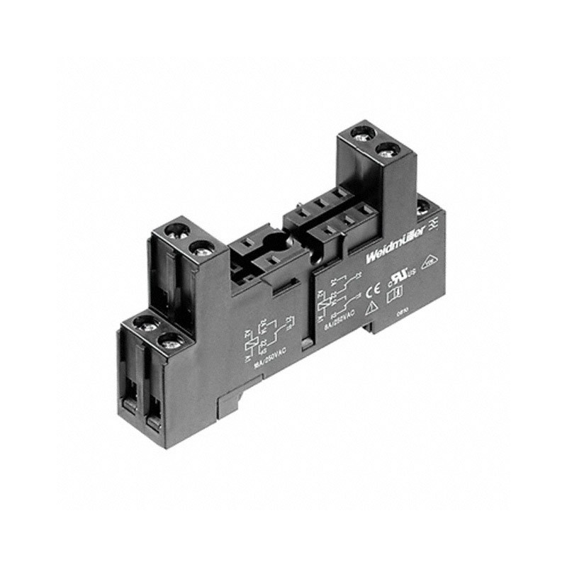 1 pcs : 8869480000 - RELAY SOCKET 8 POSITION DIN RAIL
