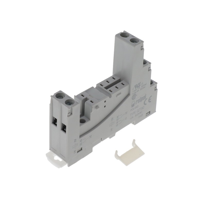 1 pcs : GZT80 - RELAY SOCKET DR SCREW TERM RM84R