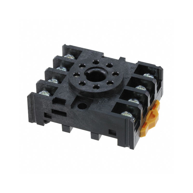 1 pcs : PF083A - RELAY SOCKET 8 POSITION DIN RAIL