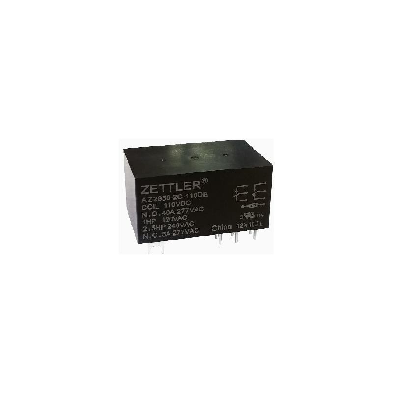 1 pcs : AZ2850-2C-240AE - RELAY GEN PURPOSE DPDT 40A 240V
