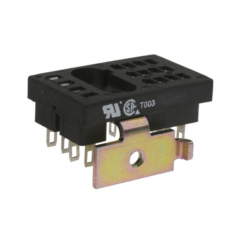 1 pcs : 27E152 - RELAY SOCKET 16 POS CHASSIS MT