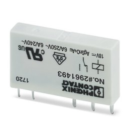 1 pcs : 2961493 - RELAY GEN PURPOSE SPDT 6A 18V