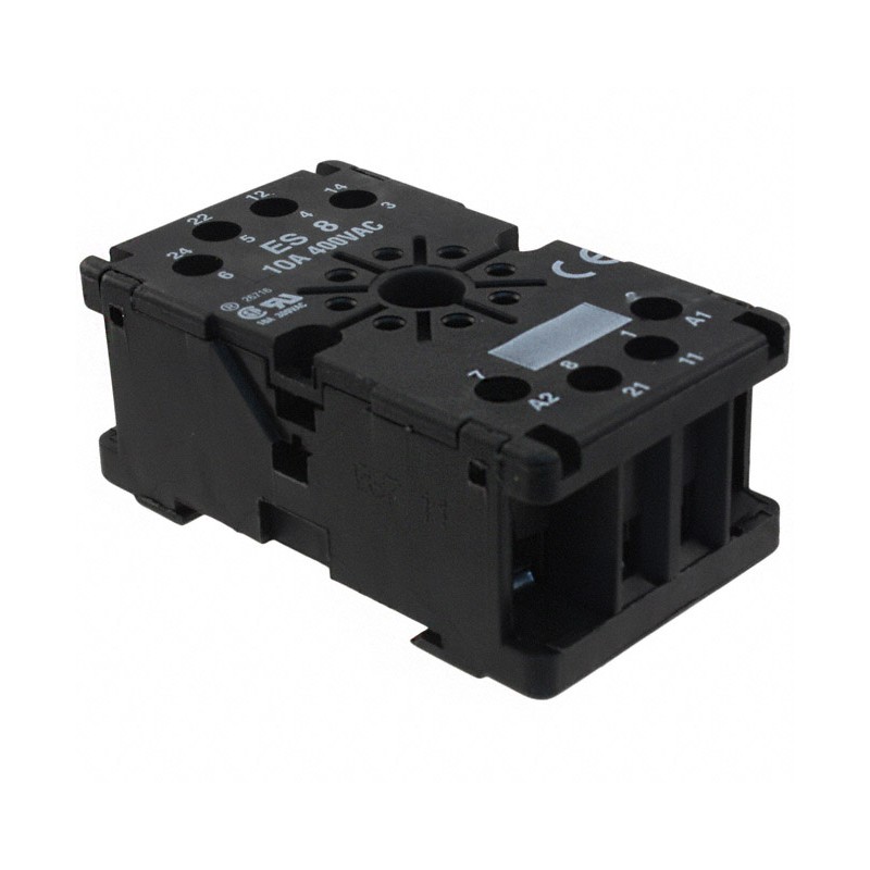 1 pcs : 25622130 - RELAY SOCKET 8 POSITION DIN RAIL