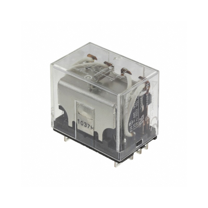 1 pcs : LY2-AC12 - RELAY GEN PURPOSE DPDT 10A 12V