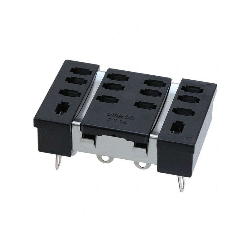 1 pcs : PT14 - RELAY SOCKET 14 POS PANEL MOUNT