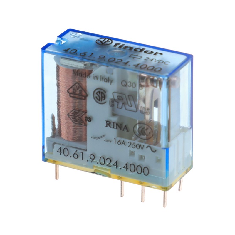 1 pcs : 40.61.9.024.4000 - RELAY GEN PURPOSE SPDT 16A 24V