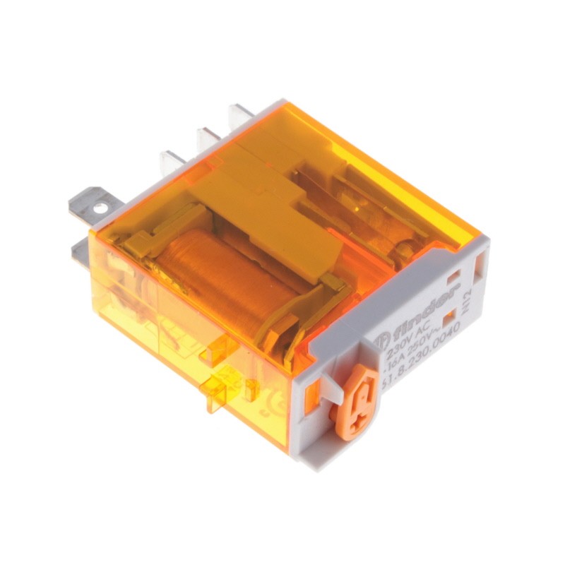 1 pcs : 46.61.8.230.0040 - RELAY GEN PURPOSE SPDT 16A 230V