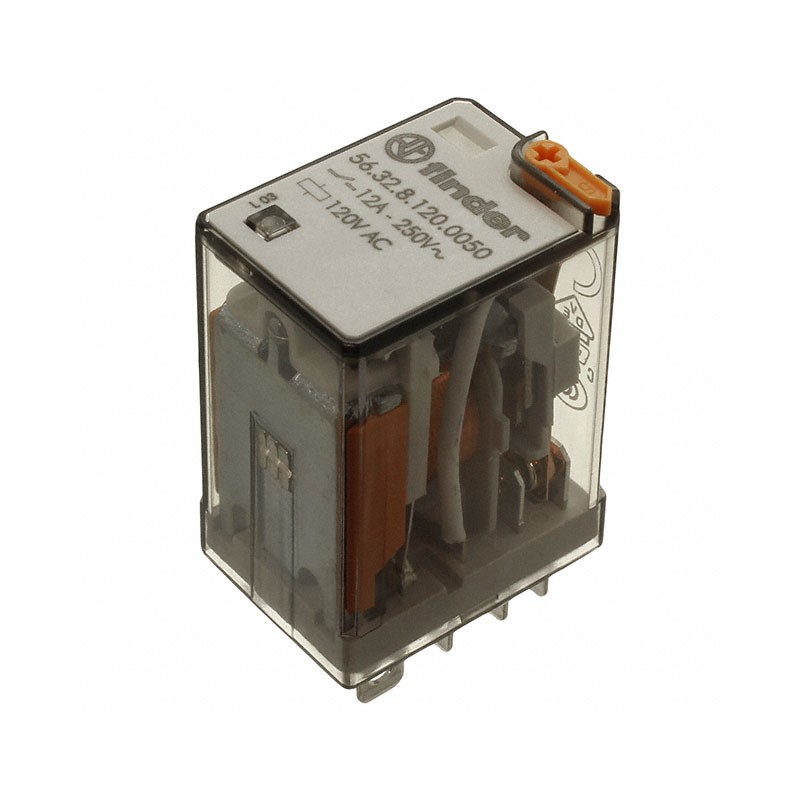 1 pcs : 56.32.8.120.0050 - RELAY GEN PURPOSE DPDT 12A 120V