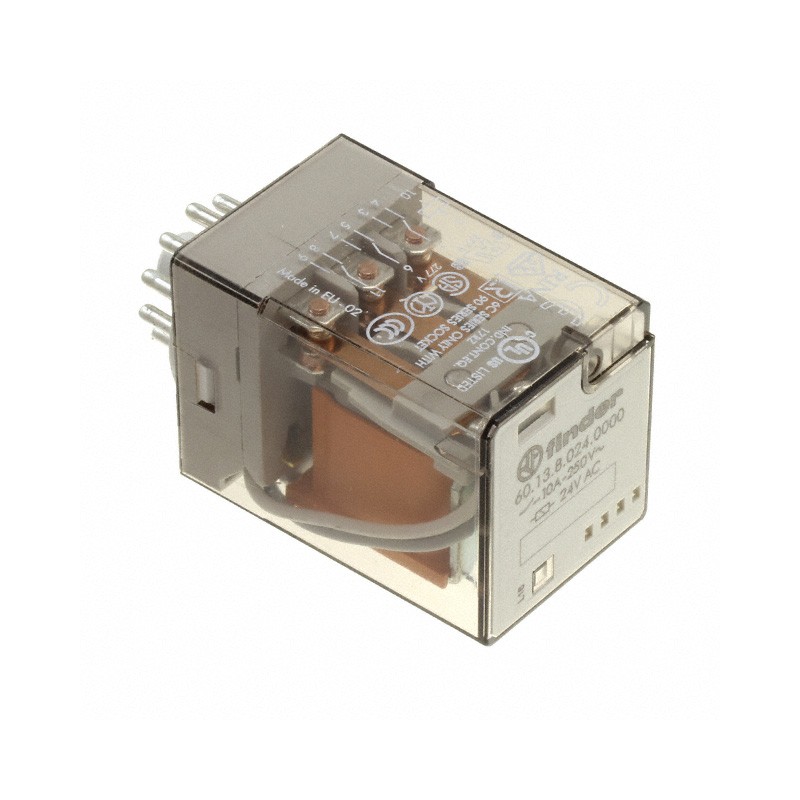 1 pcs : 60.13.8.024.0000 - RELAY GEN PURPOSE 3PDT 10A 24V