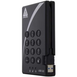 1 pcs - Apricorn Aegis Bio 3 2 TB External Portable Hard Drive