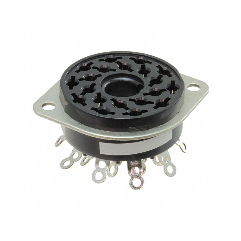 1 pcs : PL20 - RELAY SOCKET 20 POS PANEL MOUNT