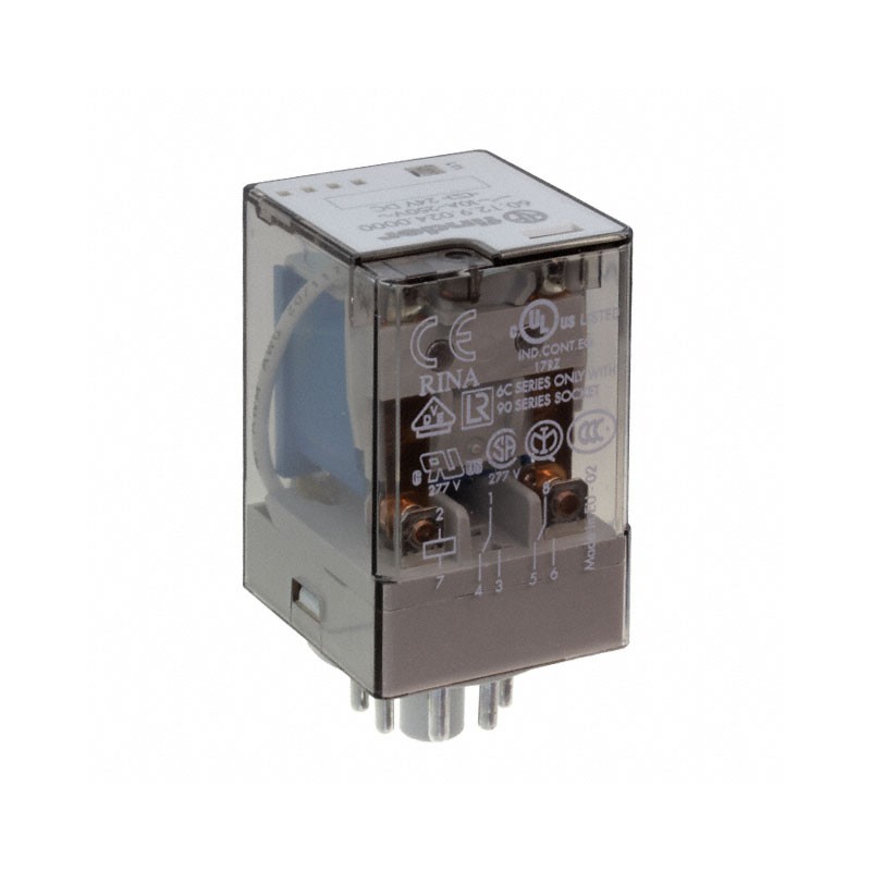 1 pcs : 60.12.9.024.0000 - RELAY GEN PURPOSE DPDT 10A 24V