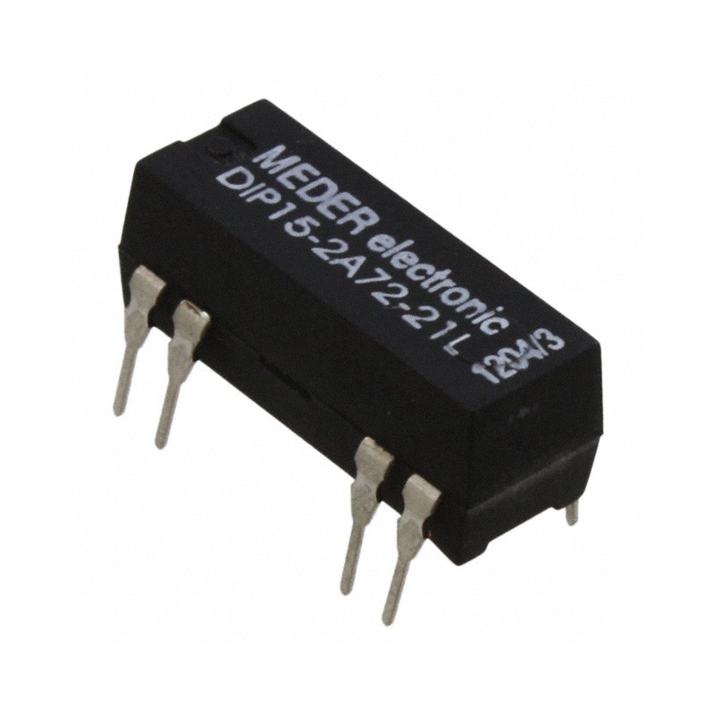 1 pcs : DIP15-2A72-21L - RELAY REED DPST-NO 1A 15V