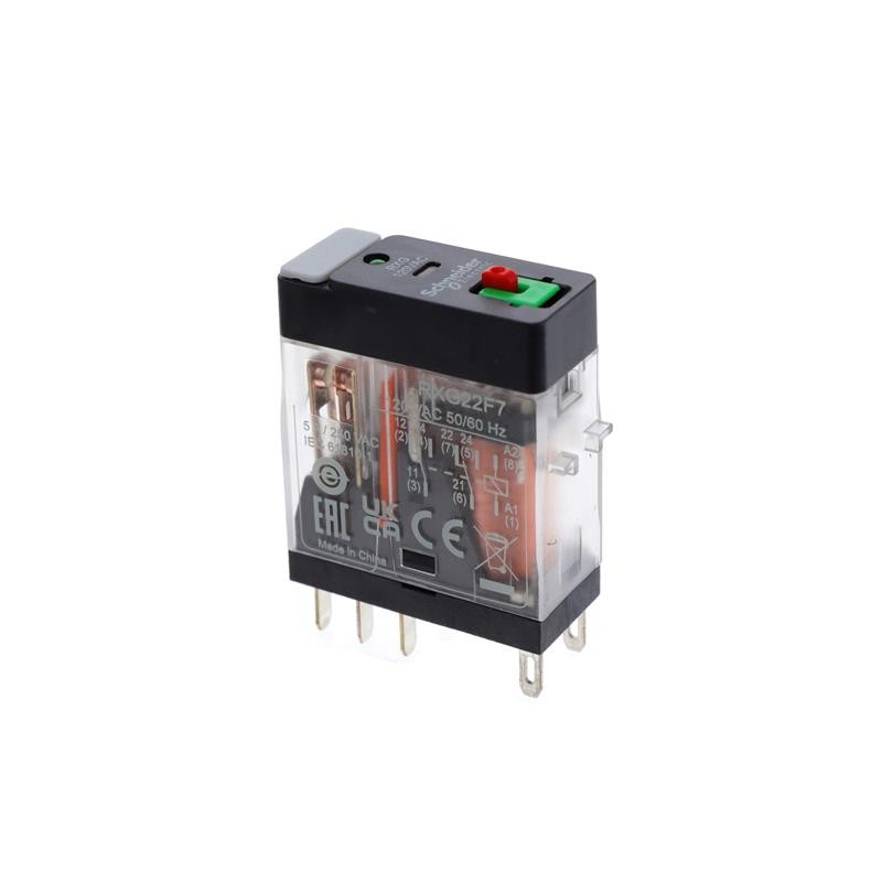 1 pcs : RXG22F7 - RELAY 2CO 5A@250VAC 120VAC COIL