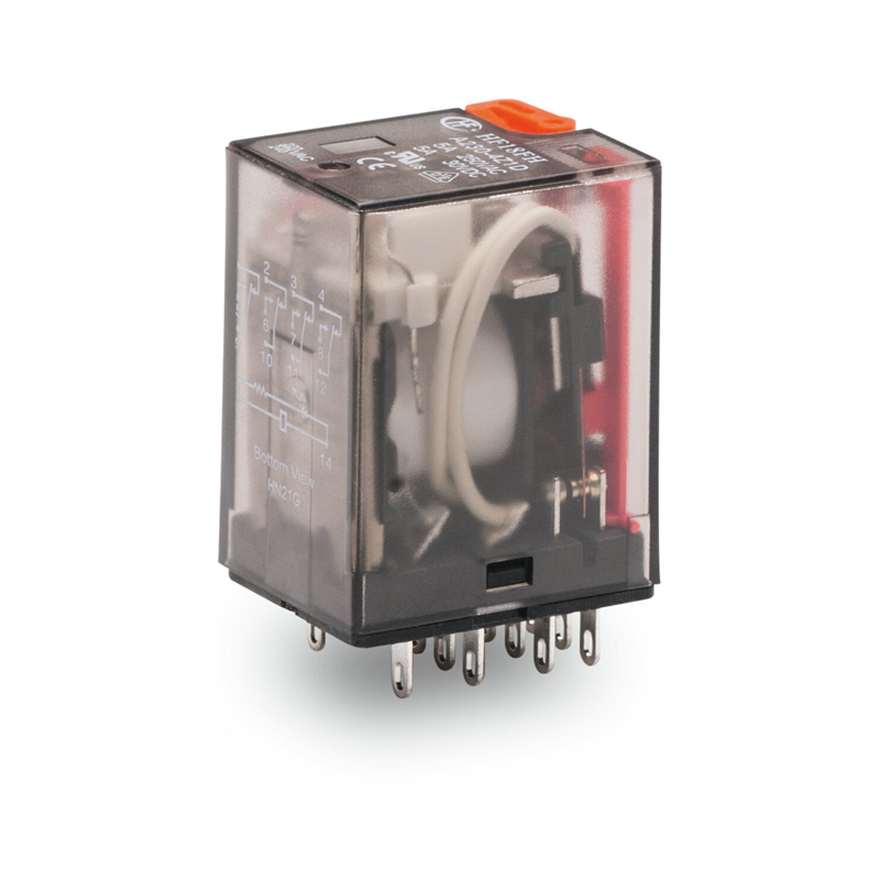1 pcs : 858-158 - RELAY GEN PURPOSE 4PDT 5A 120V