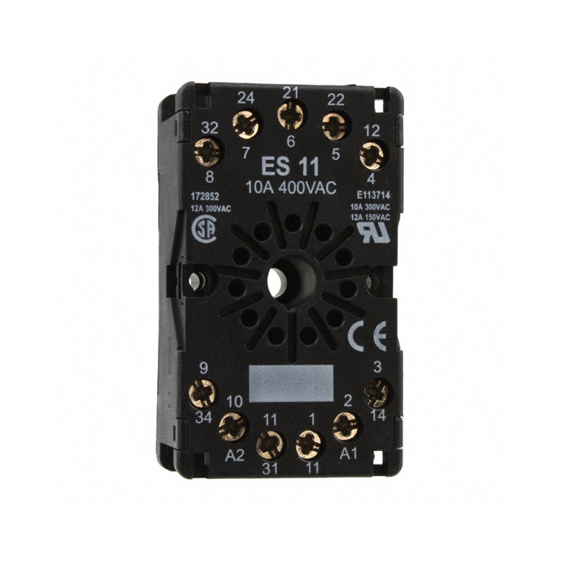 1 pcs : 25622080 - RELAY SOCKET 11 POS DIN RAIL