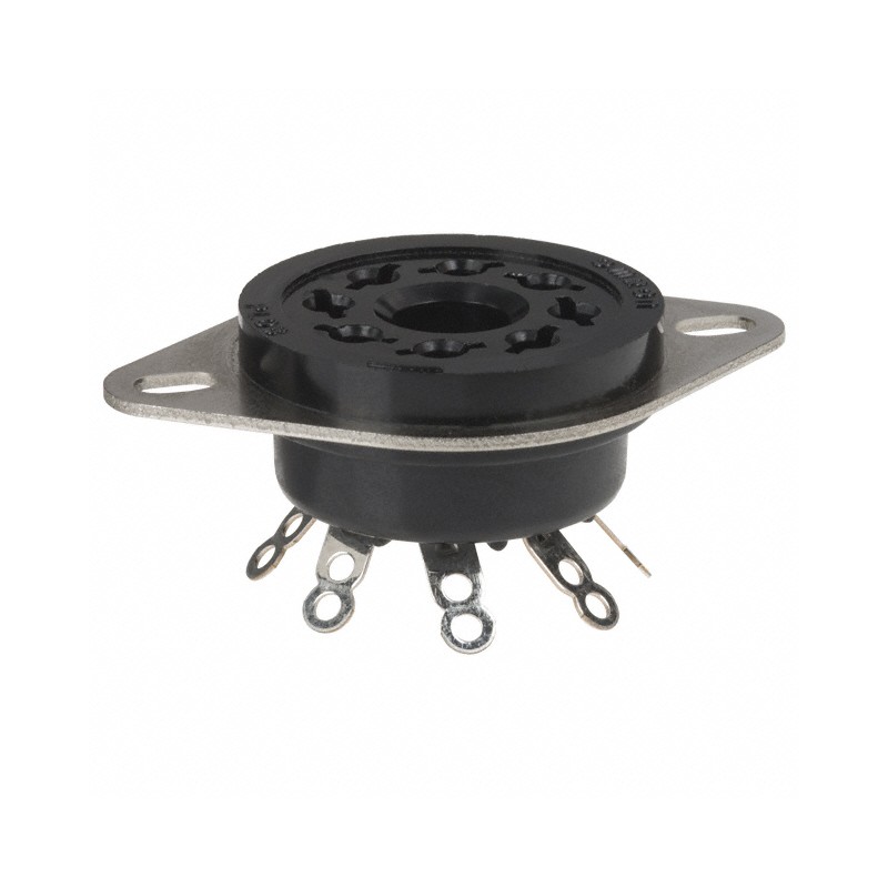 1 pcs : PL08 - RELAY SOCKET 8 POS PANEL MOUNT