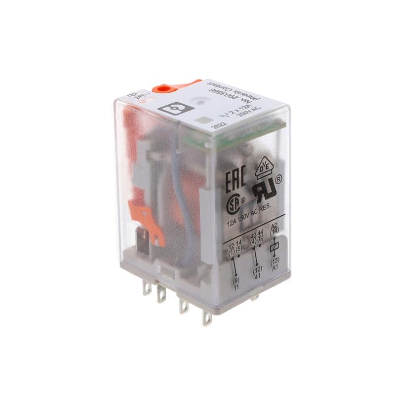 1 pcs : 2903666 - RELAY GEN PURPOSE DPDT 12A 24V
