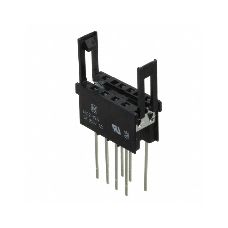 1 pcs : NC2-WS - RELAY SOCKET 8 POS CHASSIS MOUNT