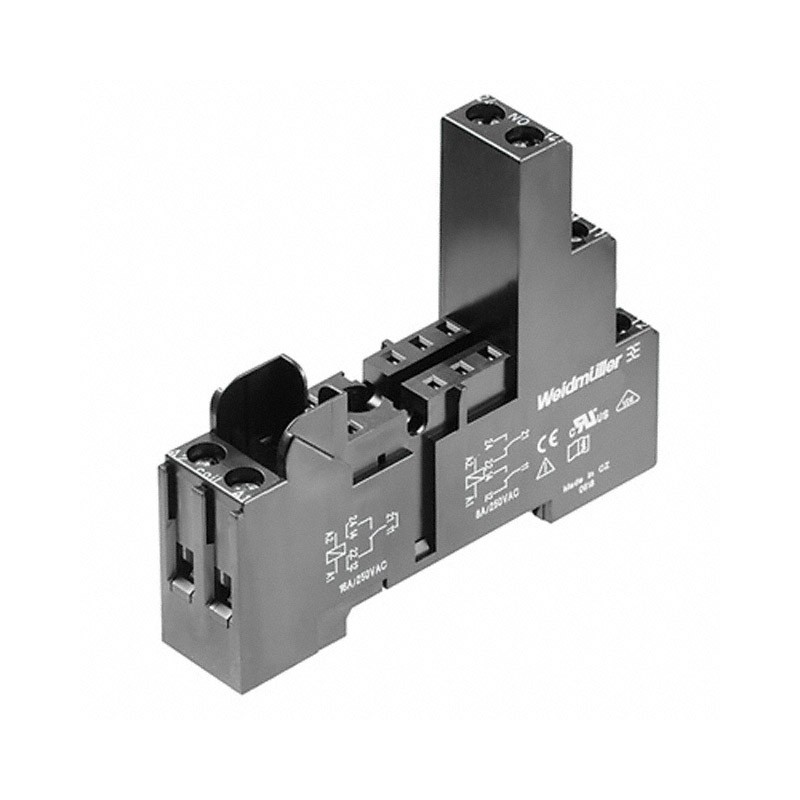 1 pcs : 8869490000 - RELAY SOCKET 8 POSITION DIN RAIL