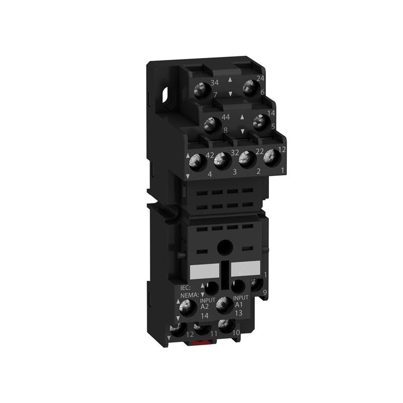 1 pcs : RXZE2M114 - ZELIO, PLUGIN RELAY SOCKET, MIXE