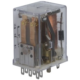 1 pcs : R10-E1P2-V185 - RELAY GEN PURPOSE DPDT 3A 12V