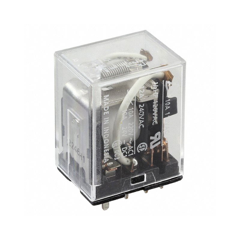 1 pcs : LY2-0-DC48 - RELAY GEN PURPOSE DPDT 10A 48V