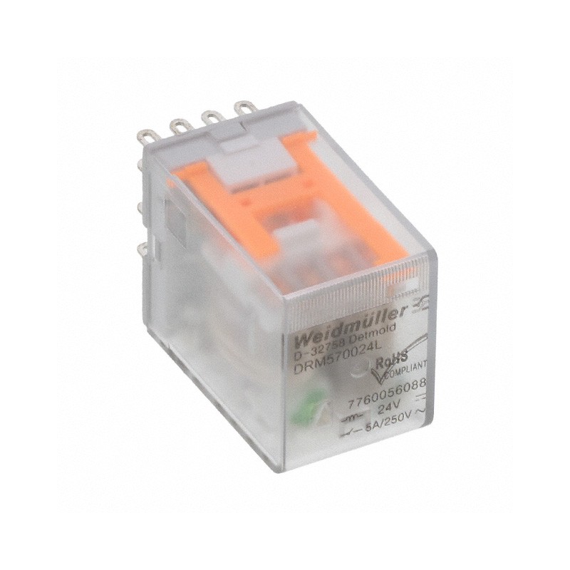 1 pcs : 7760056088 - RELAY GEN PURPOSE 4PDT 5A 24V