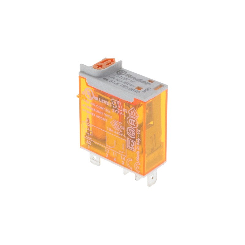 1 pcs : 46.61.8.120.0040 - RELAY GEN PURPOSE SPDT 16A 120V