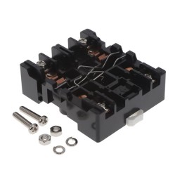 1 pcs : JH1-SF - RELAY SOCKET 4 POSITION DIN RAIL