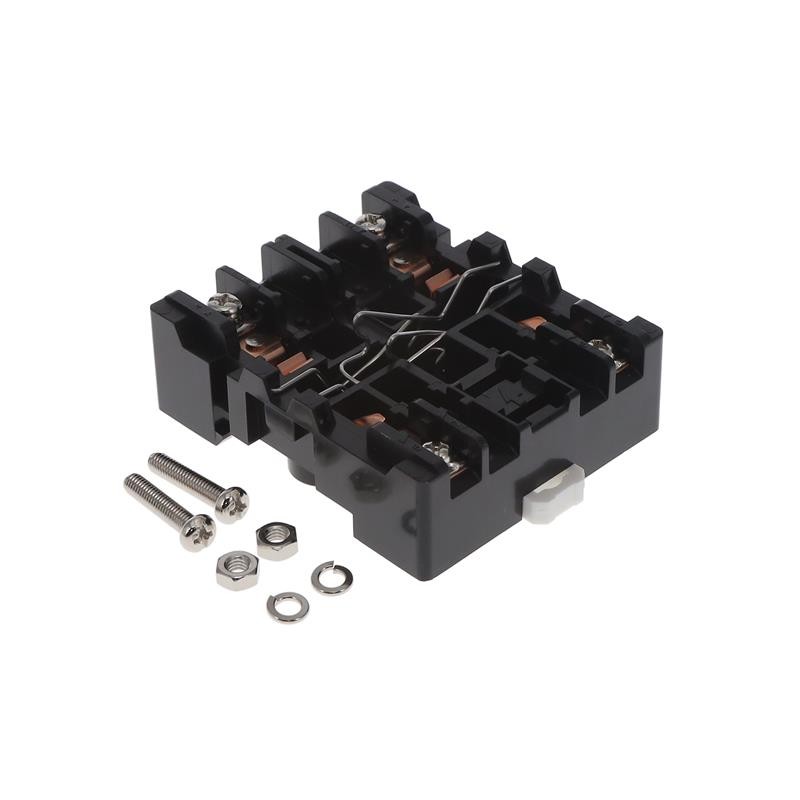 1 pcs : JH1-SF - RELAY SOCKET 4 POSITION DIN RAIL