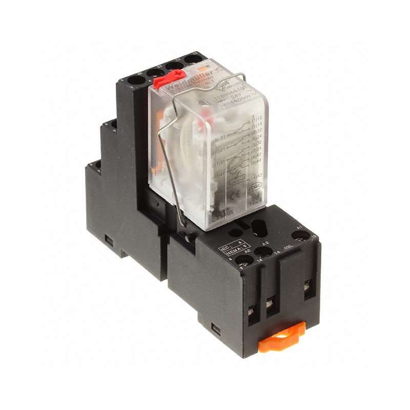 1 pcs : 1542530000 - RELAY GEN PURPOSE 4PDT 5A 24V