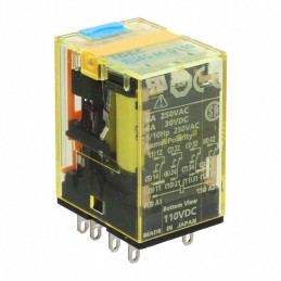 1 pcs : RU4S-A110 - RELAY GEN PURPOSE 4PDT 6A 120V