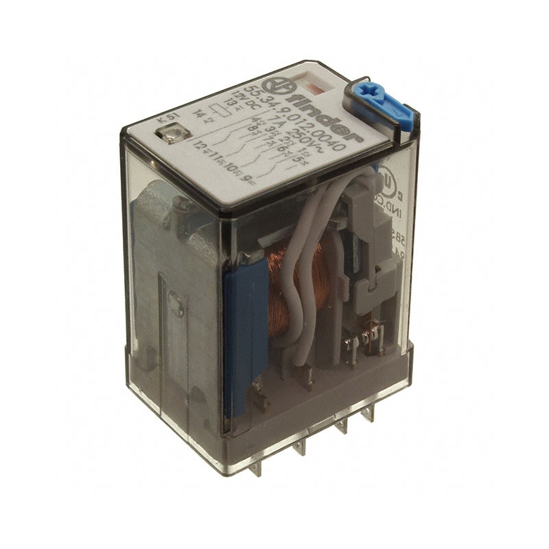 1 pcs : 55.34.9.012.0040 - RELAY GEN PURPOSE 4PDT 7A 12V